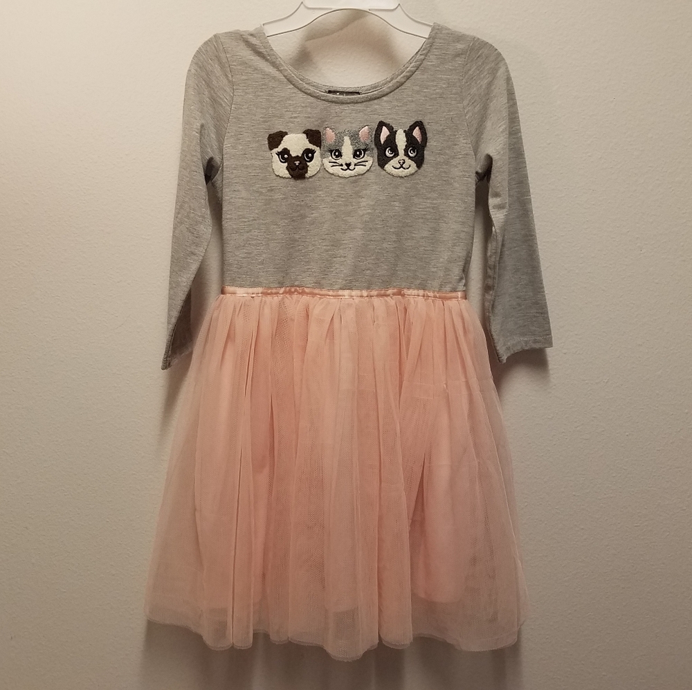 Pink Violet- Jersey tutu dress. Size 8.